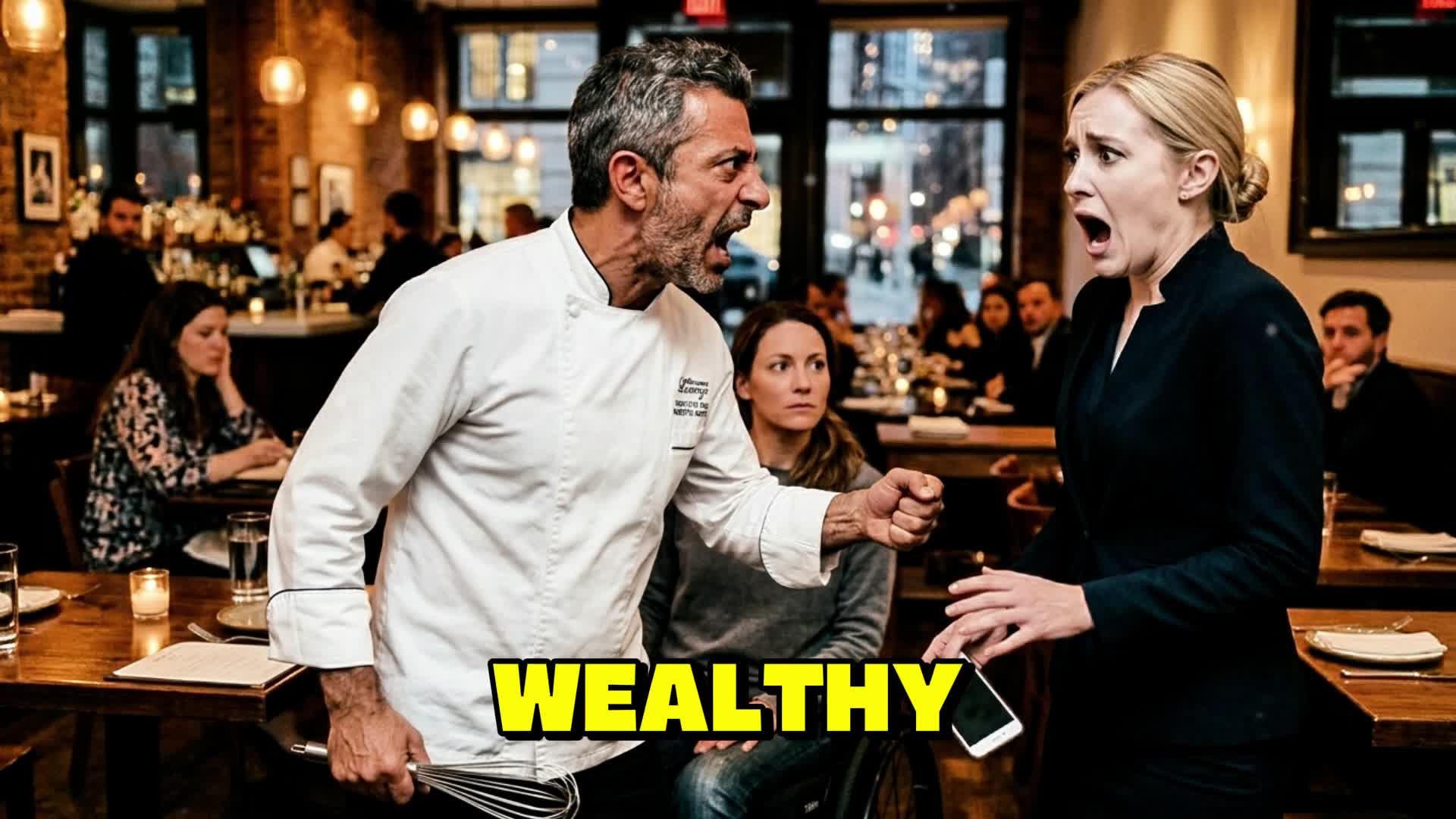 She Kicked A "Beggar" Out Of Her VIP Restaurant... Then The Chef Saw Her Face.