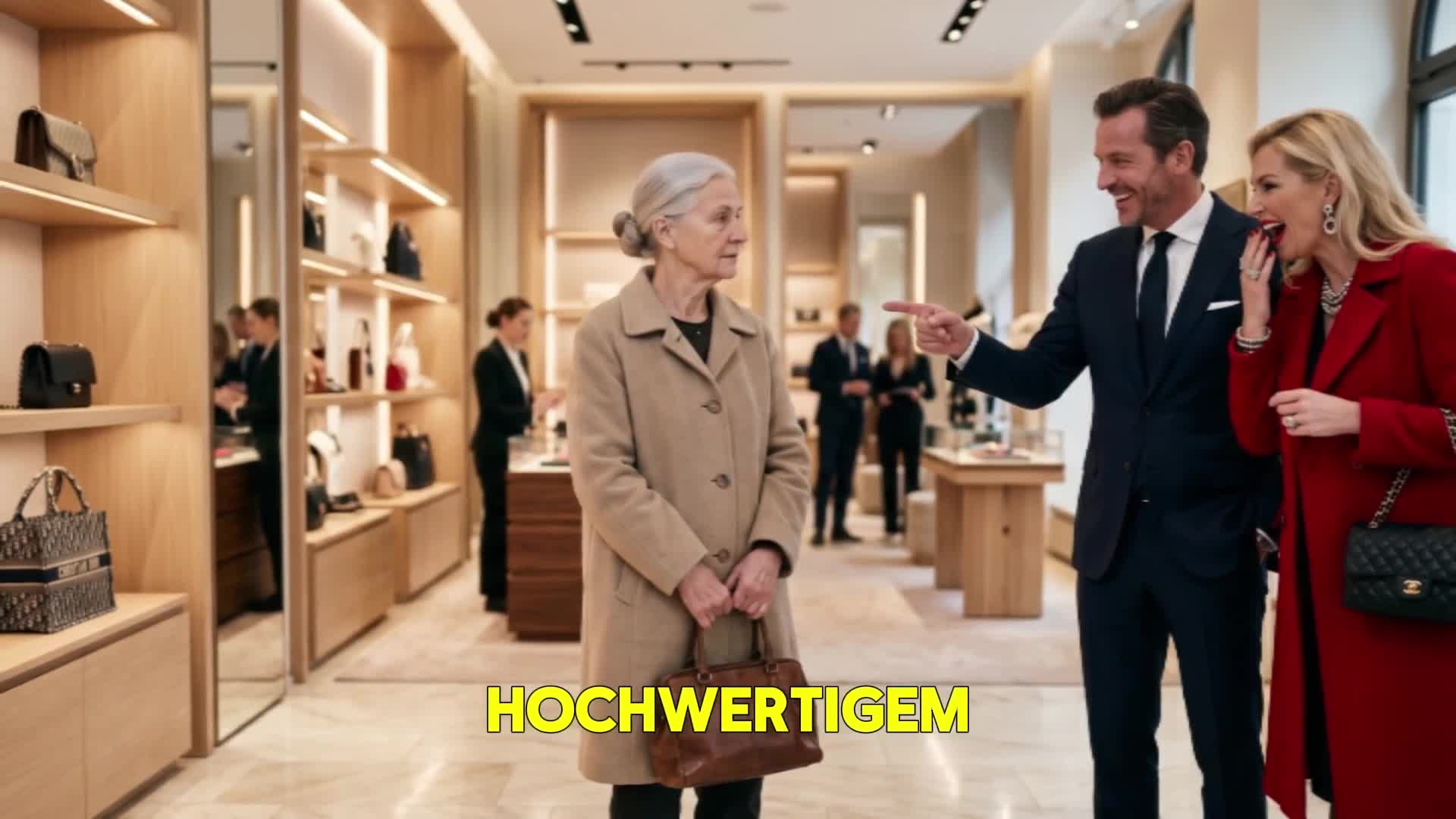 SIE WURDE IM LUXUSLADEN GEDÜTIGT – SEKUNDEN SPÄTER ENTHÜLLTE SIE, DASS IHR DER LADEN GEHÖRT 😳🔥